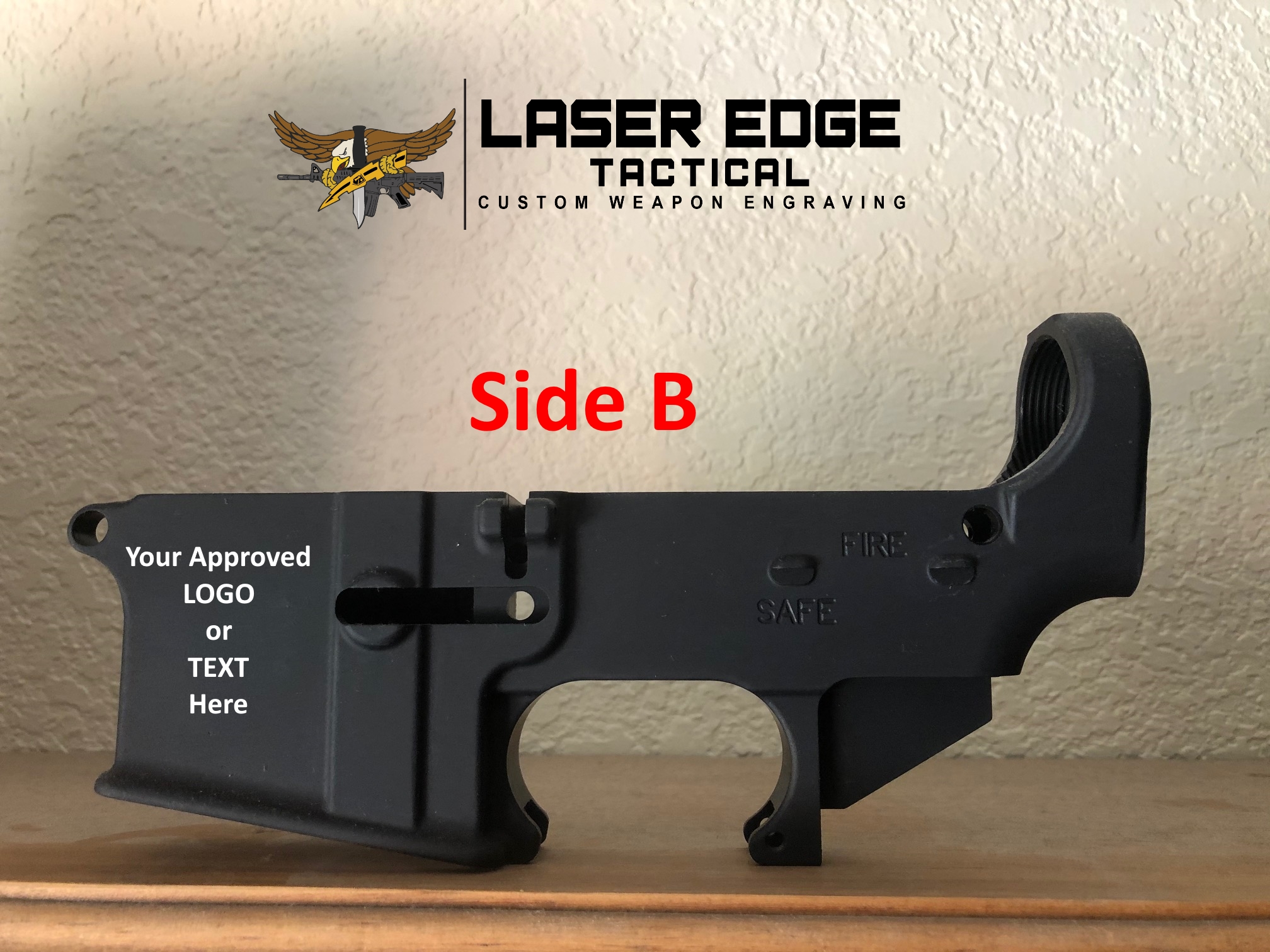 Plain Or Custom Engraved 80 Ar Lower Receiver Laser Edge Tactical 