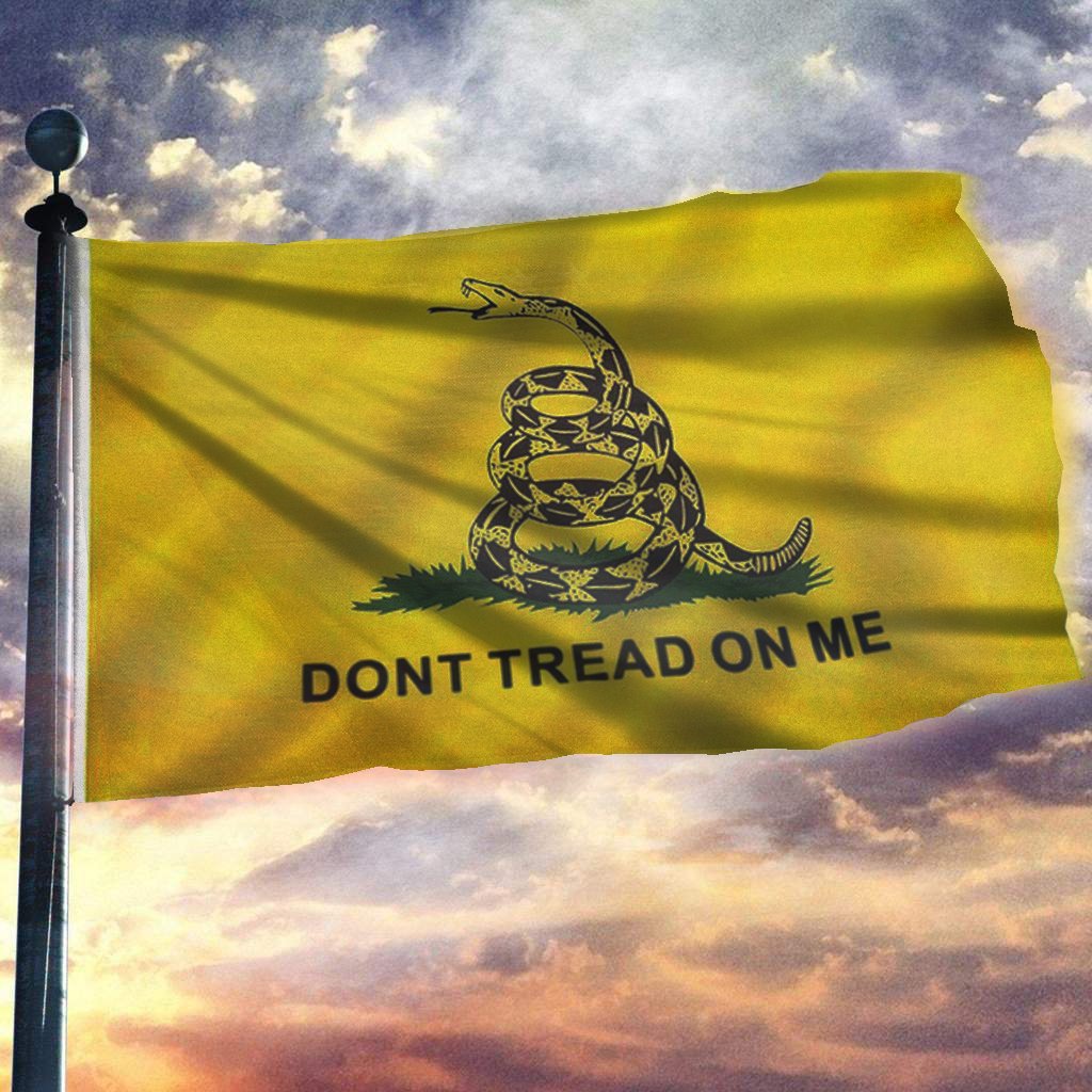 Dont Tread On Me Gadsden Yellow Flag 3’x5′ – Laser Edge Tactical