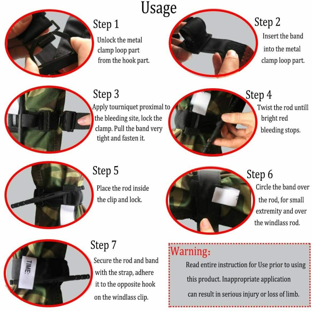 Tourniquet Emergency Tourniquets Combat Medical Hiking First Aid Kit