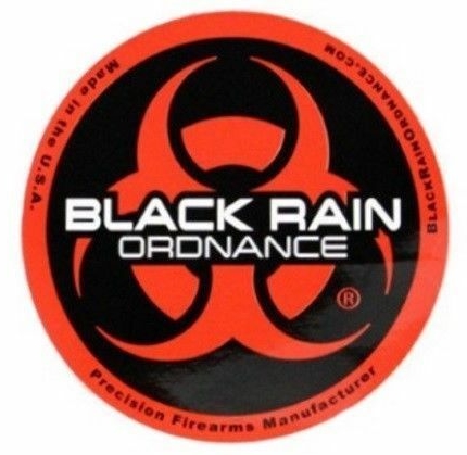 Black Rain Ordnance Sticker 4″ – Laser Edge Tactical
